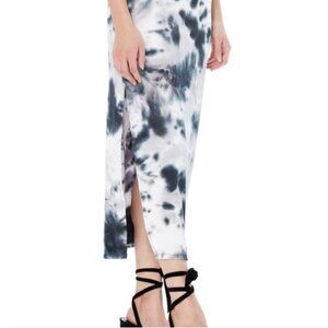 AFRM tie dye midi skirt